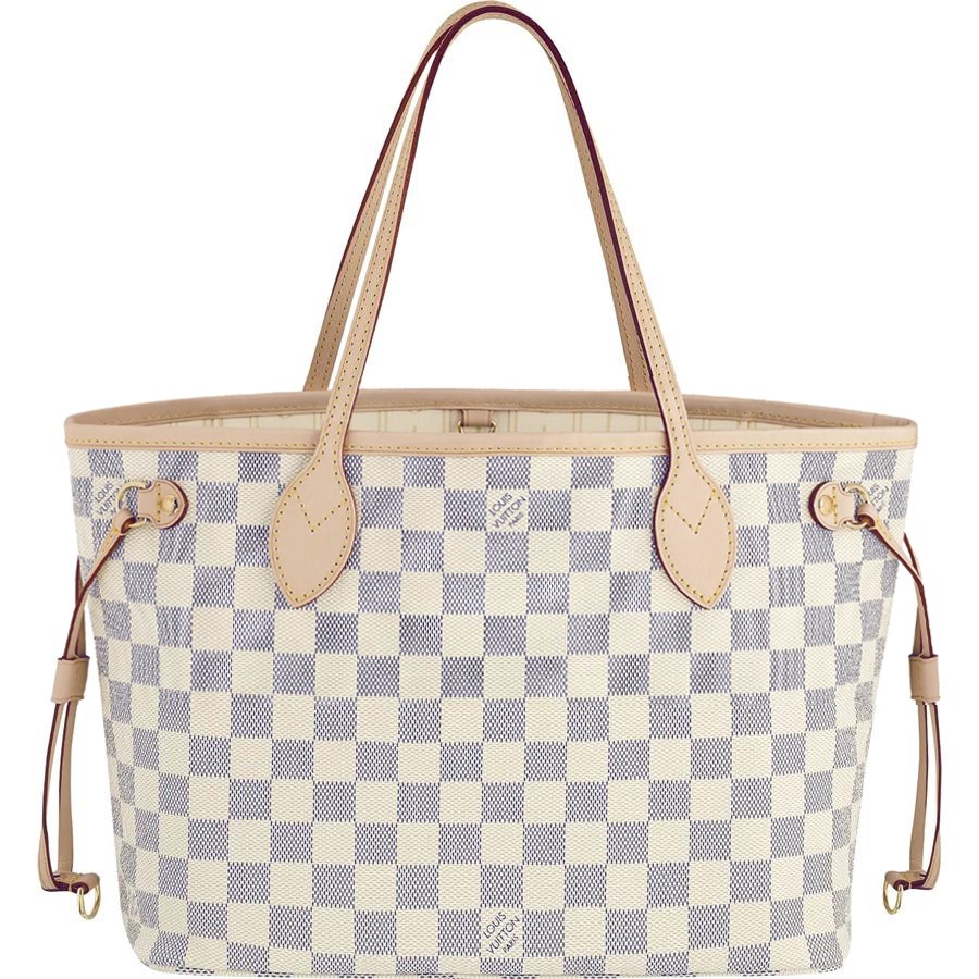 7A Replica Louis Vuitton Neverfull PM Damier Azur Canvas N51110 Handbags - Click Image to Close